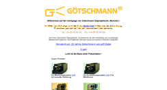 Desktop Screenshot of goetschmann.de