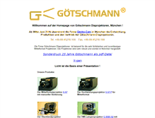 Tablet Screenshot of goetschmann.de